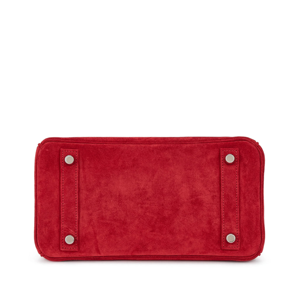 Birkin 25 Palladium Hardware Rouge Vif Doblis
