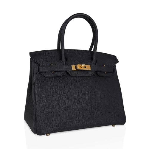 Birkin 30 Bag Black Togo Leather with Gold Hardware