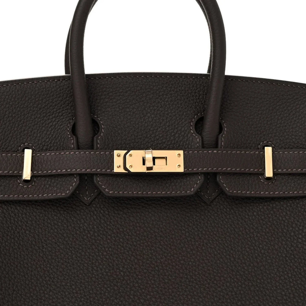 Birkin 25 Togo handbag is made of extremely soft calfskin