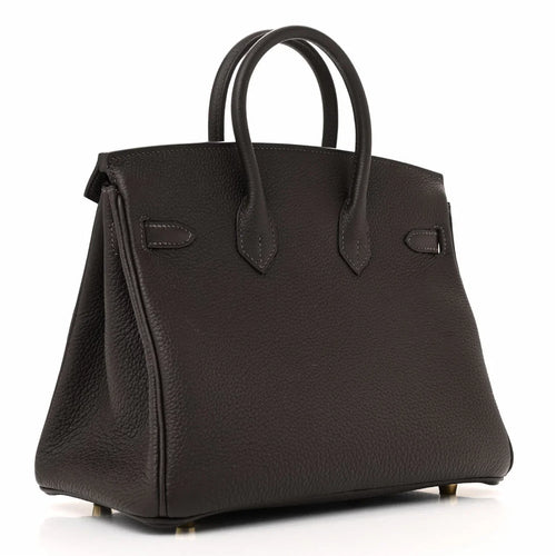 Birkin 25 Togo handbag is made of extremely soft calfskin