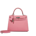 Kelly Rose Confetti Epsom Sellier Palladium Hardware